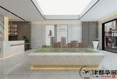 銀川花宇名都售樓部設計方案鑒賞|銀川售樓部設計裝修公司推薦