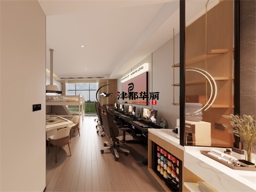 銀川電競酒店裝修設計項目|津都華麗設計