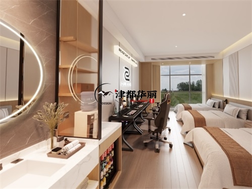 銀川電競酒店裝修設計項目|津都華麗設計