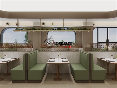 銀川餐廳裝修設計項目|津都華麗設計