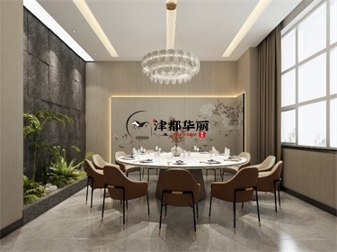 銀川餐廳裝修設計項目|津都華麗設計