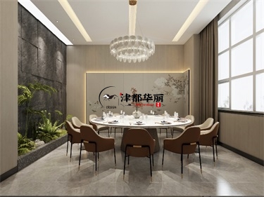 銀川餐廳裝修設計項目|津都華麗設計
