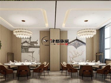 銀川餐廳裝修設計項目|津都華麗設計