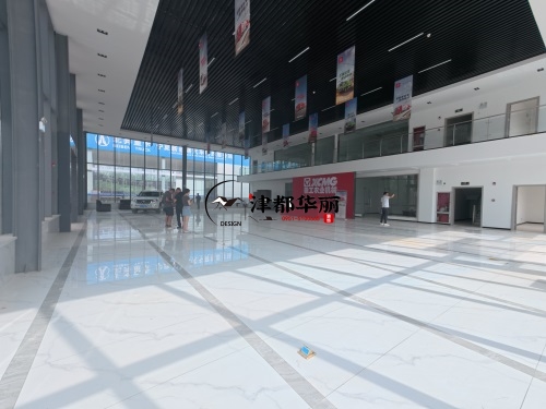 銀川裝修公司|銀川琿均企業(yè)展廳裝修設計現(xiàn)場勘察