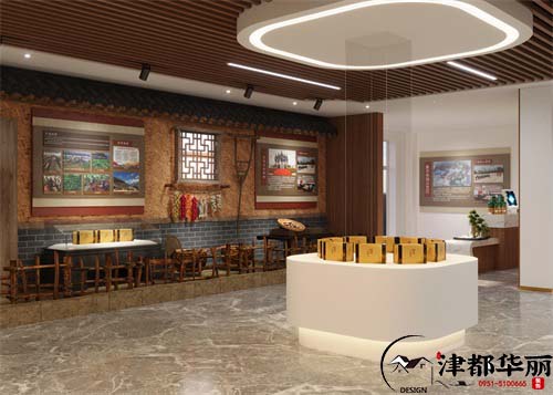 銀川農業展廳裝修設計項目|津都華麗設計