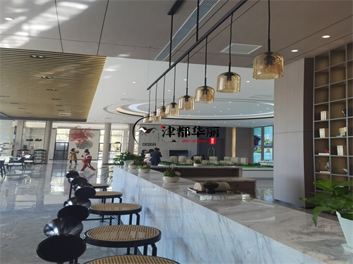銀川售樓部大廳裝修設計項目|津都華麗設計